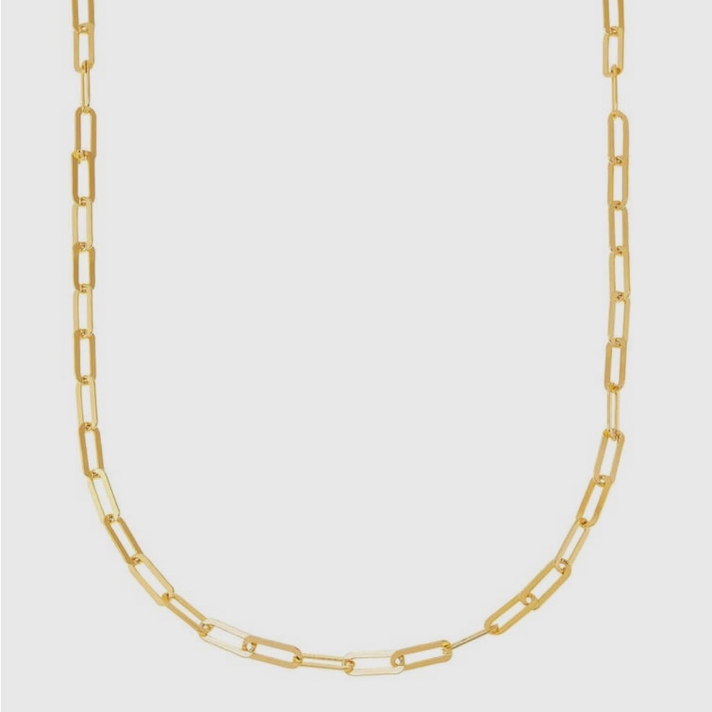 *SOLD*. Silpada 'Golden Paperclip' Chain Necklace NEW in box with pouch - Picture 5 of 10